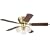 Westinghouse 7850900 Contempra Trio Three-Light 42-Inch Five-Blade Ceiling Fan, Satin Brass with Frosted Globes