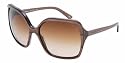 DOLCE & GABBANA D&G DG4049 DG 4049 892/13 GRAY-BROWN PLASTIC BROWN GRADIENT LENS FRAME SUNGLASSES SHADES