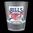 Buffalo Bills Round Shot Glass - NFL Football Fan Shop Sports Team Merchandise