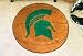 NCAA MICHIGAN STATE SPARTANS BASKETBALL SHAPED DOOR MAT RUG