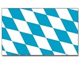 4 Stueck Stockflaggen Bayern mit Rauten  30*45 cm Fahne Flagge