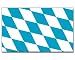 4 Stück Stockflaggen Bayern mit Rauten  30*45 cm Fahne Flagge