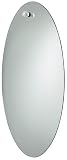 :USE Nuovo Large Oval Mirror, Polished Chrome