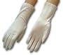 4-Button Diamond White CottonLovers Matte Finish Gloves Glove Size: B - fits sizes 7-8