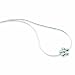 Sterling Silver White Ice .02ct. Diamond Flower Necklace