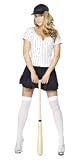 SEXY LADY BASEBALL GIRL WOMENS FANCY DRESS COSTUME SIZE UK 8/10
