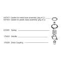 Bosch 047953 Gasket for Metal Base Assembly 4mx2 6mx2 7mx1 2/Pkg