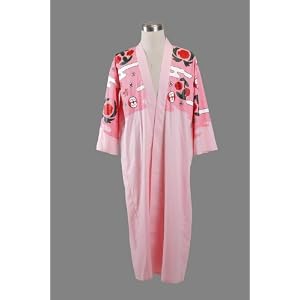 Japanese Anime Bleach Cosplay Costume - Pink Shunsui Kyouraku Cloak