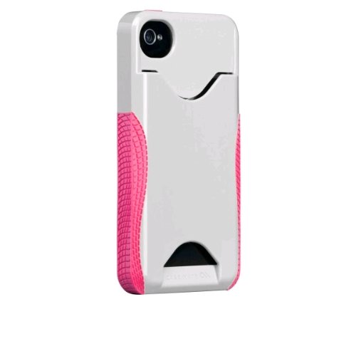 Case-Mate iPhone 4S / 4 カードホルダー付ハードケース POP! ID Case, ホワイト/ハニーサックル CM018168 Case-Mate iPhone 4S / 4 カードホルダー付ハードケース POP! ID Case, ホワイト/ハニーサックル CM018168