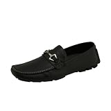 Hand Made Natazzi Mens Shoes Designer Driving Moccasin Men's Leather Loafer Slip-On Model Kenzo L-110 Black