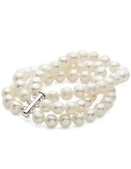 Freshwater Cultured Pearl Triple Strand Bracelet