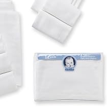 Gerber 12-Pack Prefold Birdseye 3-Ply Cloth Diapers - White
From Gerber
