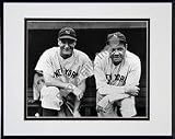 Photo File New York Yankees Lou Gehrig and Babe Ruth Framed Photo