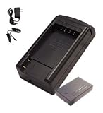 Hitech - Battery & Travel Charger Set for Canon PowerShot S500 Digital Camera.