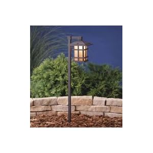 Kichler Cross Creek Bronze Lantern Landscape Path Light by Kichler