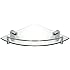 MODONA 8913-A Glass Corner Shelf with Rail Oval Series