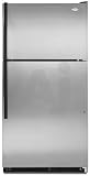 Review Maytag  / Maytag MTF2142EES 21.0 cu. ft. Top-Freezer Refrigerator with SpillMizer Glass Shelves, Humidity-Controlled Crispers, Factory-Installed Ice Maker and Reversible Doors: Stainless Steel