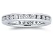 0.5CT Diamond Eternity Ring in 14k White Gold