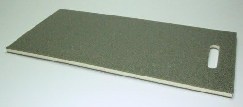 Kneeler Garden Pad Prayer Bleacher Seat Washable Gray/white/gray 5/8"