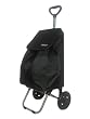 Plain Black Medium shopping trolley