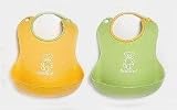 BABYBJORN Soft Bib 2 Pack - Green/Yellow