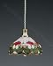 Miniature Kahlert Tiffany Rose Dollhouse Hanging Lamp