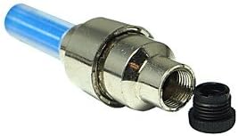 RayShop - Fire Flys Tyre Wheel Valve Cap Blue LED Flash Light (3xAG10)