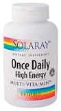 Solaray - Once Daily Hi Energy Multi-Vitamin, 120 capsules