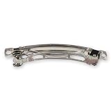 50 French Style Barrette Hair Clips - 60mm