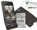 Electronics : Cameron Sino Extended High Capacity 2200mAh Battery for HTC Hero + Black Back Cover