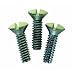 Levin 86000PRT 1/2Inch Long 632 Thread Oval Head Milled Slot Replacement Wallplate Screws 10Pack Ivory