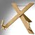 Fold Away Wooden Book Stand