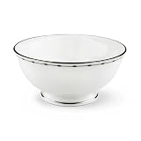 Lenox Grand Central Bone China Platinum Banded Fruit Bowl