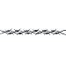 Dual Barbed Wire Arm Band Temporary Tattoo 1.5x9