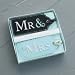 "Love is in the Air" Mr. & Mrs. Luggage Tag Set by Mindy Weiss