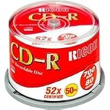 Ricoh CD-R 700mb/80min 50pk spindle