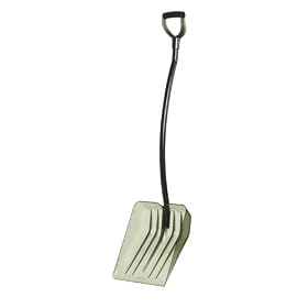 Erapro PC-2EA 13-Inch Clear Poly Blade Snow Shovel With 36-Inch Aluminum Ergonomic Shaft