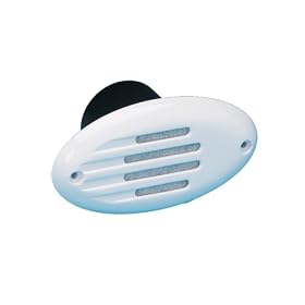 AFI 10082 Electronic Marine Below Deck Horn with Grill (White) by 