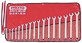 Proto 1200RM-T500 18-Piece 12-Point Metric Combination Wrench Set