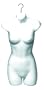 Deluxe Ladies Half Round Torso Form - White (Beware of Cheap Imitations!) Box of 1