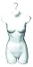 Deluxe Ladies Half Round Torso Form - White (Beware of Cheap Imitations!) Box of 1