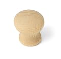 Laurey 33301 Au Natural Wood Mushroom 1-1/4-Inch Diameter Knob