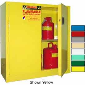 Securall® 43x18x44 30-Gallon Manual Cabinet Gray