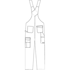 Safeline Promat Latzhose Gr.58 anthr./rot SAFELINE PROMAT 65%PES/35%CO