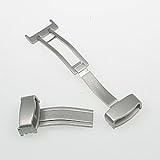 松重商店 D14S 16mm 三折れ式Dバックル チタン風メッキ仕上げ