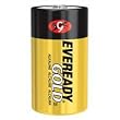 Eveready A95BP4, Alkaline General Purpose Gold Batteries, D Size, 4 Batteries/Pack