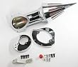 VTX 1300 R C S F Chrome Spike Air Cleaner Intake Filter
