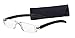 Zoom Eyeworks Unisex-Adult +3.00 Reading Glasses, Black