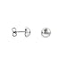 Karat Platinum 8MM Domed Earrings