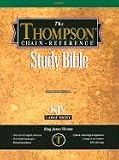 Thompson Chain-Reference Bible King James Version/Large Print/Red Letter/Burgundy/Deluxe Leather